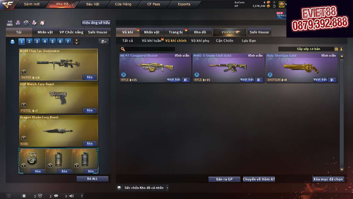 shop acc cf uy tin gia re
